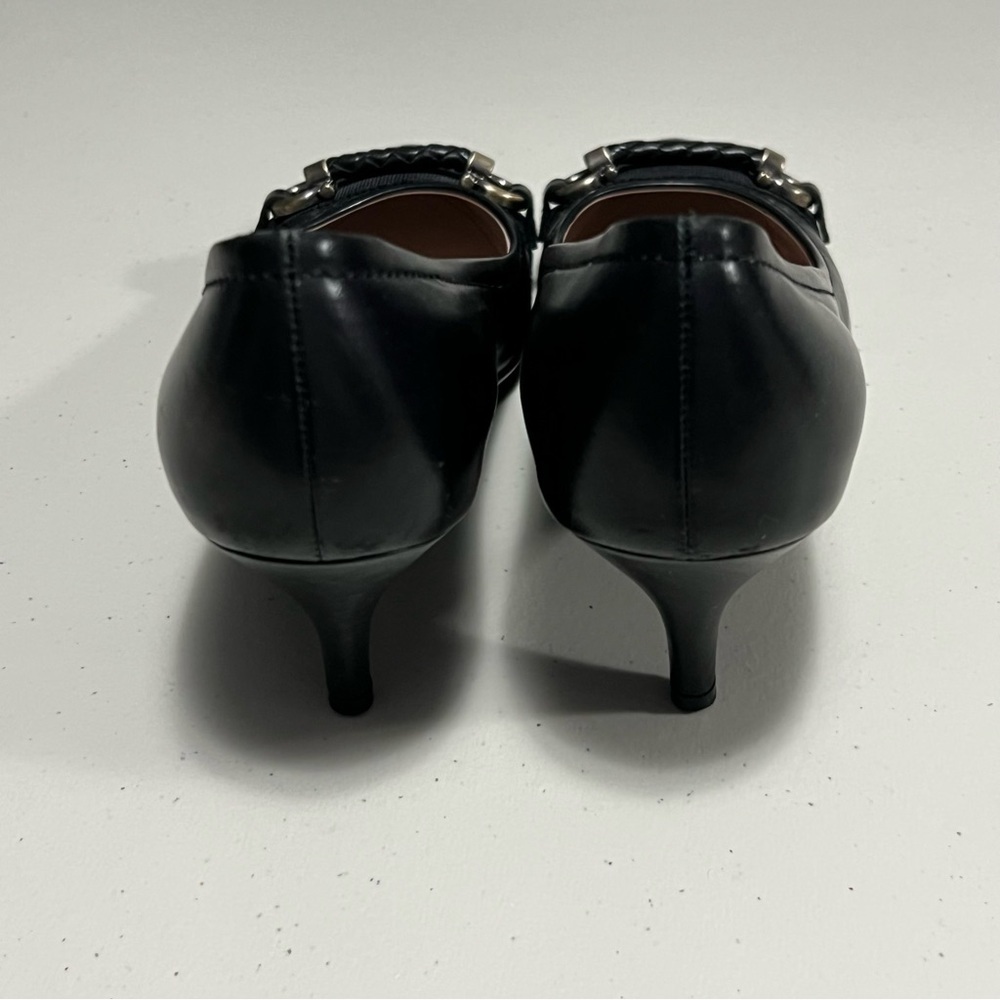 SALVATORE FERRAGAMO Cap Toe Heels with Dust Bag - Picture 4 of 14